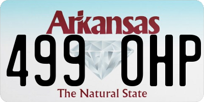 AR license plate 499OHP