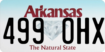 AR license plate 499OHX