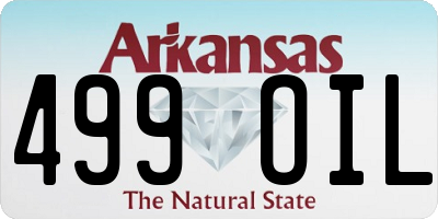 AR license plate 499OIL