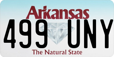 AR license plate 499UNY