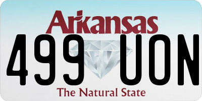 AR license plate 499UON