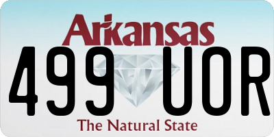 AR license plate 499UOR
