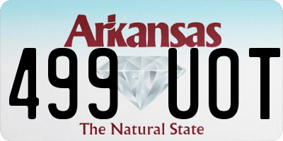 AR license plate 499UOT