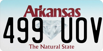 AR license plate 499UOV