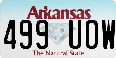 AR license plate 499UOW