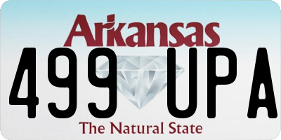 AR license plate 499UPA