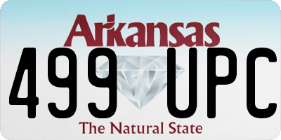 AR license plate 499UPC