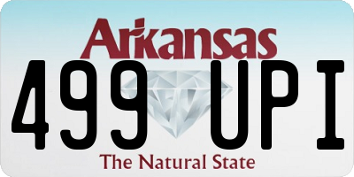AR license plate 499UPI