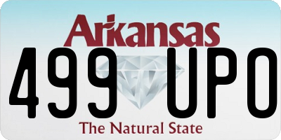 AR license plate 499UPO