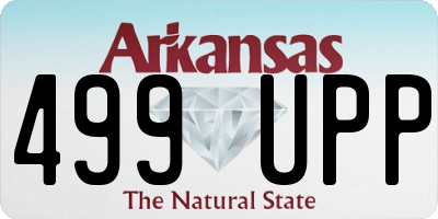 AR license plate 499UPP