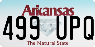 AR license plate 499UPQ