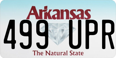 AR license plate 499UPR