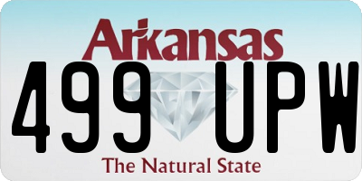AR license plate 499UPW
