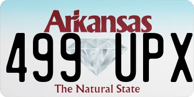 AR license plate 499UPX