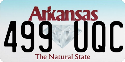 AR license plate 499UQC