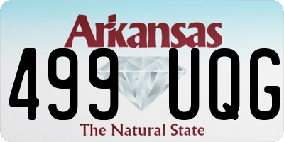 AR license plate 499UQG