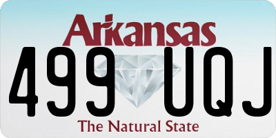 AR license plate 499UQJ