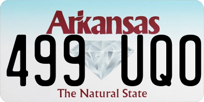 AR license plate 499UQO