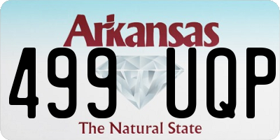 AR license plate 499UQP