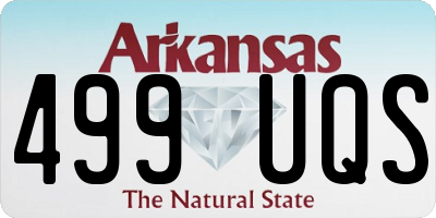 AR license plate 499UQS