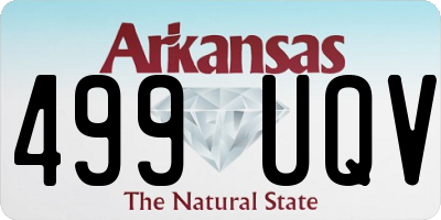 AR license plate 499UQV