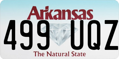 AR license plate 499UQZ