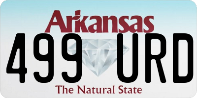 AR license plate 499URD