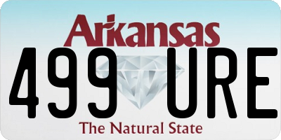 AR license plate 499URE