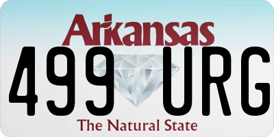 AR license plate 499URG
