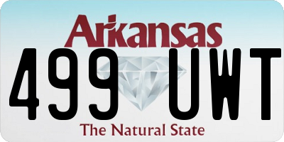 AR license plate 499UWT