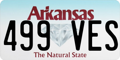 AR license plate 499VES