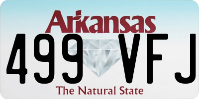 AR license plate 499VFJ