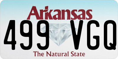 AR license plate 499VGQ