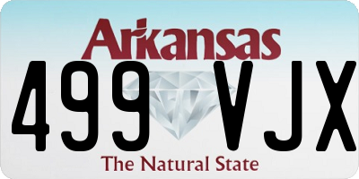 AR license plate 499VJX