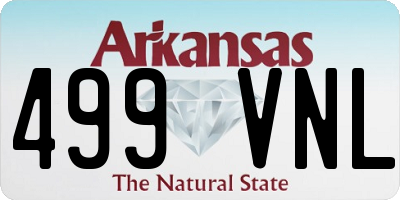 AR license plate 499VNL