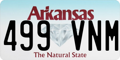 AR license plate 499VNM