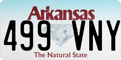 AR license plate 499VNY