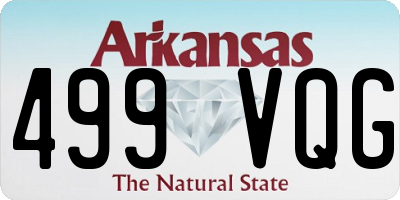 AR license plate 499VQG