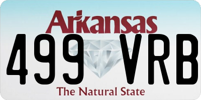 AR license plate 499VRB