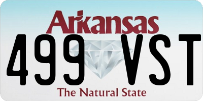 AR license plate 499VST