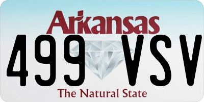 AR license plate 499VSV