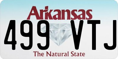 AR license plate 499VTJ