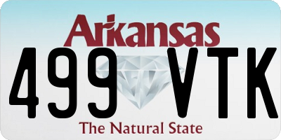 AR license plate 499VTK