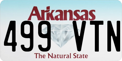 AR license plate 499VTN