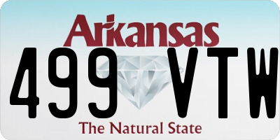 AR license plate 499VTW