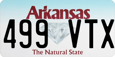 AR license plate 499VTX