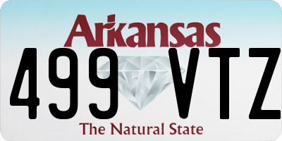 AR license plate 499VTZ