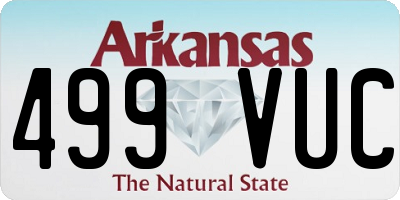 AR license plate 499VUC