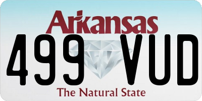 AR license plate 499VUD