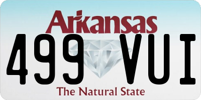 AR license plate 499VUI